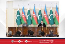 صورة الرئيس الأذربيجاني يبحث مع رئيس الوزراء الباكستاني علاقات التعاون بين البلدين