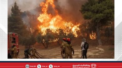 صورة فرق الإطفاء تكافح حرائق الغابات في سوريا بمساعدة تركية