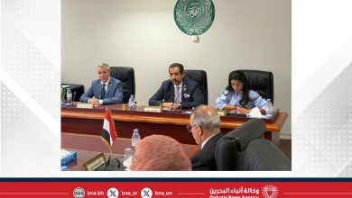 صورة المندوب الدائم لمملكة البحرين لدى مكتب الأمم المتحدة والمنظمات الدولية الأخرى في جنيف يترأس الاجتماع الخامس لمجلس السفراء العرب