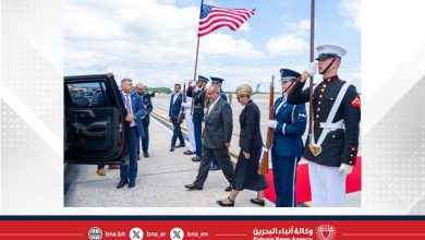 صورة سمو ولي العهد رئيس مجلس الوزراء يصل إلى الولايات المتحدة الأمريكية الصديقة