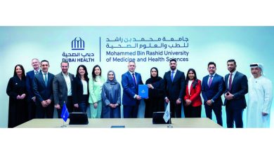 صورة تعاون بين «دبي الصحية» و«جي إي هيلث كير» لتطوير حلول رعاية ذكية