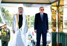 صورة رئيس الدولة والرئيس التركي يؤكدان مواصلة تعزيز علاقات البلدين