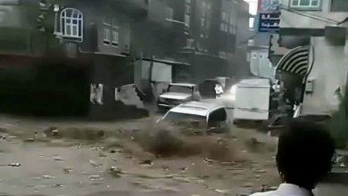 صورة وفاة أسرة من أربعة أفراد جرفتهم السيول في اليمن