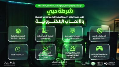 صورة شرطة دبي تُحذّر من الجرائم المرتبطة بالألعاب الإلكترونية