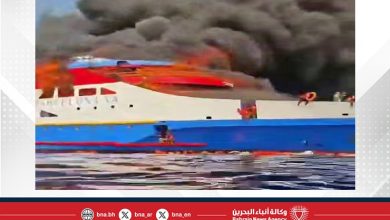 صورة مصرع ثلاثة ركاب في حريق بسفينة ركاب إندونيسية شمالي سولاويسي