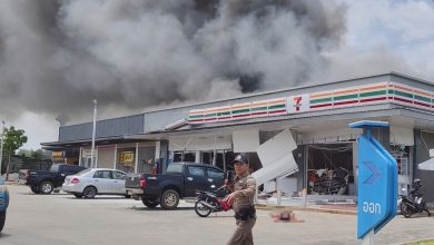 صورة اشتباكات وقصف صاروخي على الحدود التايلاندية
