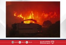 صورة إجلاء أكثر من 1700 شخص في بورصة جراء حرائق الغابات المستمرة