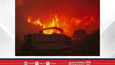 صورة إجلاء أكثر من 1700 شخص في بورصة جراء حرائق الغابات المستمرة