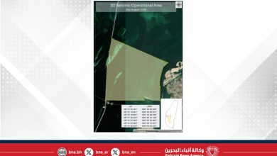 صورة استمرار أعمال المسح البحري ثلاثي الأبعاد حتى يناير 2027 ضمن نطاق جغرافي محدد