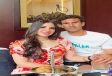 صورة 6 صور لزوجة محمد عواد على شاطيء البحر في المصيف