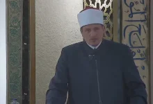 صورة خطبة مدير مركز الأزهر للفتوى بالمركز الإسلامي في لندن