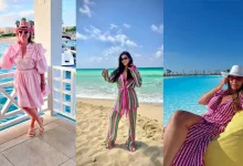 صورة “إلهام شاهين وداليا البحيري وريم سامي”.. 25 صورة لنجمات الفن في الساحل