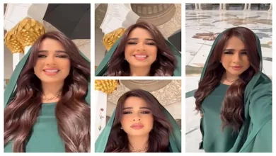صورة بالحجاب.. ياسمين عبدالعزيز تنشر فيديو من داخل مسجد الشيخ زايد