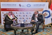 صورة وزير البترول يبحث مع نائب وزير الصناعة السعودي التعاون في قطاع التعدين