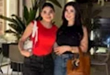 صورة هدي الإتربي بإطلالة كاجوال وسوزي الأردنية بالأحمر الناري – 5 صور