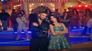 صورة كواليس رقص روبي مع أحمد سعد في كليب “تاني” (فيديو)