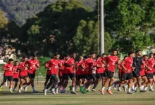 صورة “قرار من ريبيرو”.. ماذا حدث بالمران الأول للأهلي في تونس؟