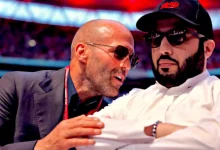 صورة صورة تلقائية تجمع بين المستشار تركي آل الشيخ و النجم  Jason Statham