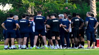 صورة لاعب الزمالك ينتظم بمعسكر الفريق في العاصمة الإدارية بعد غيابه