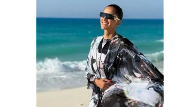 صورة بالمايوه البوركيني.. صور حنان مطاوع تتألق على البحر