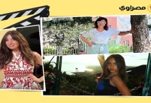 صورة منة عرفة أمام البحر ونرمين الفقي بفستان أنيق.. لقطات نجوم الفن خلال 24