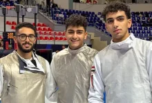 صورة منتخب مصر لسلاح الشيش يفوز على الكيان الصهيوني