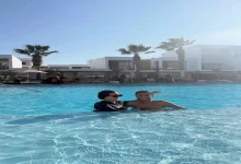 صورة 5 صور من استمتاع لاعب الزمالك السابق وأسرتهبعطلتهم الصيفية