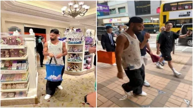 صورة “يتسوق في الشارع”.. محمد صلاح يجذب الأنظار في هونج كونج (صور)