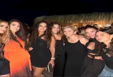 صورة بحضور نجوم ومشاهير.. زينة ترقص في حفل غنائي بالساحل (صور)