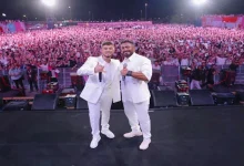 صورة بعد أزمته مع نجم كبير.. تامر حسني ينشر صورًا من حفل العلمين ويوجه رسال