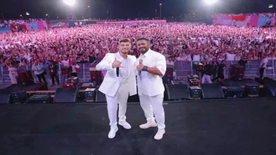 صورة بعد أزمته مع نجم كبير.. تامر حسني ينشر صورًا من حفل العلمين ويوجه رسال