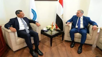 صورة وزير البترول يبحث مع رئيس “إنرجين” تعزيز التعاون