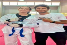 صورة فيروز حسام تحصد المركز الأول في تجارب منتخب ناشئي التايكوندو