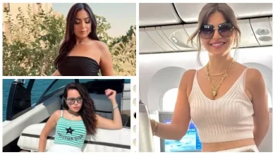 صورة إسراء عبدالفتاح بالمالديف وسلاف فواخرجي في موسكو.. لقطات النجوم خلال 2