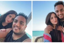 صورة “ملكة جمال”..أوس أوس ينشر صور زوجته والجمهور يعلق