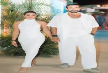 صورة 6 صور لشيما صابر مع زوجها في المصيف