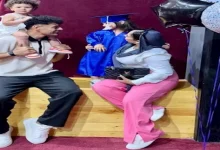 صورة 4 صور من احتفال عبد الرحمن مجدي وزوجته بتخرج ابنته من الحضانة