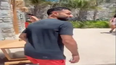 صورة كوكا ينشر فيديو كوميدي مع محمد صلاح بعد فوزه عليه في مباراة تنس