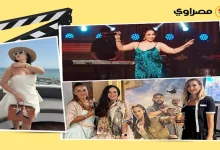 صورة هدى الإتربي بفستان قصير ومي عمر بملابس البحر.. لقطات نجوم الفن خلال 24