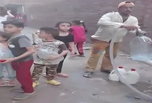 صورة كيف أثر انقطاع المياه والكهرباء 4 أيام على أهالي الجيزة؟ (صور)