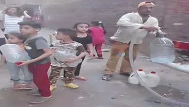 صورة كيف أثر انقطاع المياه والكهرباء 4 أيام على أهالي الجيزة؟ (صور)