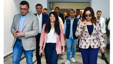 صورة وزيرة التخطيط تفتتح المركز التكنولوجي لخدمة المواطنين بالعلمين