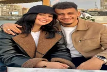 صورة 10 صور لظهور عمر الساعي مع خطيبته بعد انتقاله إلى المصري