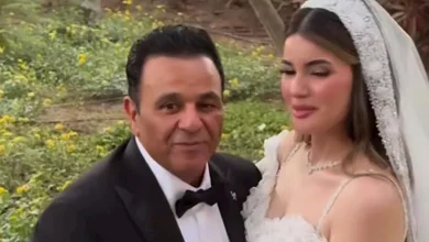 صورة “قبلات ولحظات مؤثرة”.. الصور الأولى من زفاف ابنة محمد فؤاد