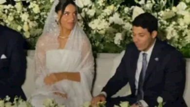 صورة الزعيم عادل إمام يحتفل بزفاف حفيده بحضور نجوم المجتمع