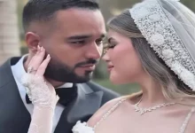 صورة بفستان الأميرات.. 15 صورة رومانسية تجمع ابنة محمد فؤاد بعريسها في حفل