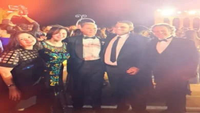 صورة ماذا قالت مي نور الشريف بعد حضورها حفل زفاف حفيد عادل إمام؟ (صور)
