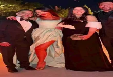 صورة بالصور- يسرا وإيمي سمير غانم وتامر حسني في حفل زفاف حفيد عادل إمام