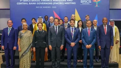 صورة “كجوك” يشارك اجتماع وزراء المالية ومحافظي البنوك المركزية لدول البريكس