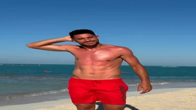صورة 5 صور لياسر إبراهيم في المصيف مع نجله